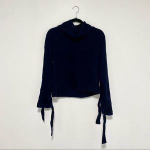 Turtleneck with Tie Sleeves